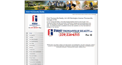 Desktop Screenshot of firstthomasvillerealty.homesandland.com