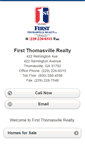 Mobile Screenshot of firstthomasvillerealty.homesandland.com