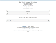 Tablet Screenshot of eraliberty.homesandland.com