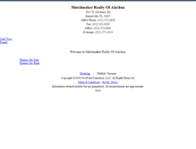 Tablet Screenshot of matchmakerrealty.homesandland.com
