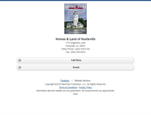 Tablet Screenshot of homesandlandofhuntsville.homesandland.com