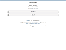 Tablet Screenshot of dianecdillard.homesandland.com