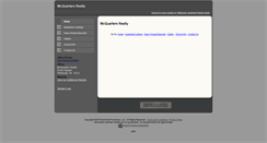Desktop Screenshot of mcquarters.homesandland.com