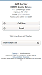 Mobile Screenshot of jeffgarberremax.homesandland.com