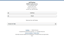 Tablet Screenshot of jeffgarberremax.homesandland.com