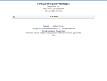 Tablet Screenshot of farmcredit.homesandland.com