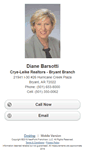 Mobile Screenshot of dianebarsotti.homesandland.com