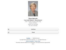 Tablet Screenshot of dianebarsotti.homesandland.com