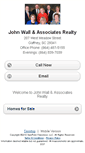 Mobile Screenshot of johnwallrealty.homesandland.com