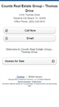 Mobile Screenshot of countsrealestategroup.homesandland.com