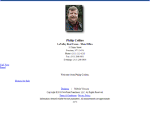 Tablet Screenshot of philipcollins.homesandland.com