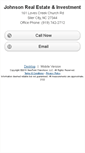 Mobile Screenshot of johnson4real.homesandland.com