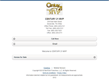 Tablet Screenshot of century21mvp.homesandland.com