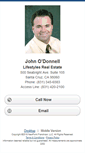 Mobile Screenshot of johnodonnell.homesandland.com
