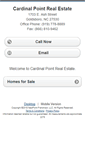 Mobile Screenshot of cardinalpointrealestate.homesandland.com