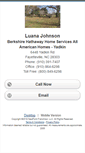 Mobile Screenshot of luanajohnson.homesandland.com