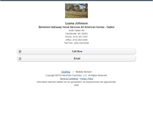 Tablet Screenshot of luanajohnson.homesandland.com