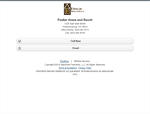 Tablet Screenshot of fiedlerhomeandranch.homesandland.com