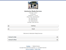 Tablet Screenshot of interlachenrealty.homesandland.com