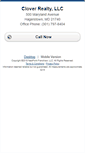 Mobile Screenshot of cloverrealtyllc.homesandland.com