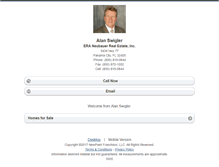 Tablet Screenshot of alanswigler.homesandland.com