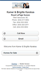 Mobile Screenshot of kamerandbrigittekarakas.homesandland.com