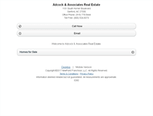 Tablet Screenshot of adcockassociates.homesandland.com