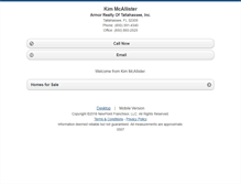 Tablet Screenshot of kimmcallister.homesandland.com
