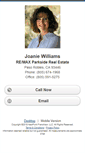 Mobile Screenshot of joaniewilliams.homesandland.com