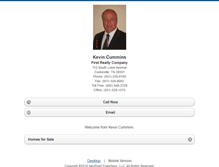 Tablet Screenshot of kevincummins.homesandland.com