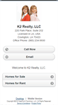 Mobile Screenshot of k2realtyla.homesandland.com