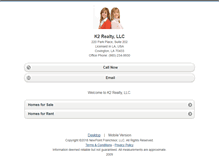 Tablet Screenshot of k2realtyla.homesandland.com