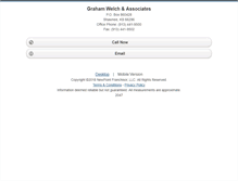Tablet Screenshot of grahamwelchandassociates.homesandland.com