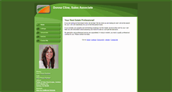 Desktop Screenshot of donnacline.homesandland.com