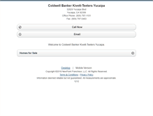 Tablet Screenshot of coldwellbankeryucaipa.homesandland.com