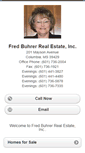Mobile Screenshot of fredbuhrerrealestate.homesandland.com