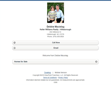 Tablet Screenshot of debbiemacielag.homesandland.com