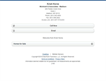 Tablet Screenshot of kristihorne.homesandland.com