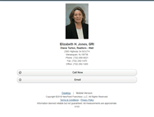Tablet Screenshot of elizabethhjones.homesandland.com
