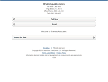 Tablet Screenshot of brueningassociates.homesandland.com