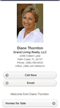 Mobile Screenshot of dianethornton.homesandland.com