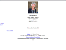 Tablet Screenshot of marilynbell.homesandland.com