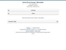 Tablet Screenshot of kinlingroverbarnstable.homesandland.com