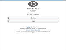Tablet Screenshot of jeffbenton.homesandland.com