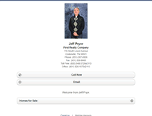 Tablet Screenshot of jeffpryor.homesandland.com