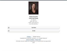 Tablet Screenshot of hcoache.homesandland.com