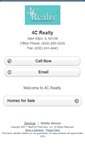 Mobile Screenshot of 4crealty.homesandland.com