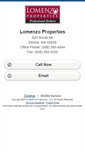 Mobile Screenshot of lomenzoproperties.homesandland.com