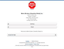 Tablet Screenshot of brazeltonrealty.homesandland.com