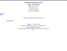 Tablet Screenshot of nickilaporta.homesandland.com